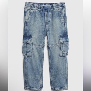 Denim Cargo Pants